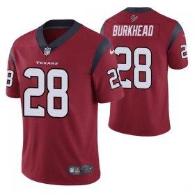 Wholesale Cheap Men\'s Houston Texans #28 Rex Burkhead Red Vapor Untouchable Limited Stitched Jersey