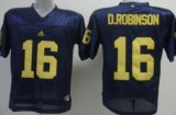 Wholesale Cheap Michigan Wolverines #16 Denard Robinson Navy Blue Jersey