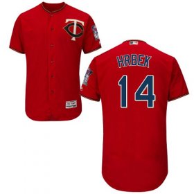 Wholesale Cheap Twins #14 Kent Hrbek Red Flexbase Authentic Collection Stitched MLB Jersey