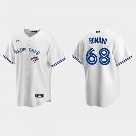 Wholesale Men\'s Blue Jays #68 Jordan Romano White Replica Jersey