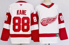 Cheap Men\'s Detroit Red Wings #88 Patrick Kane White 2024-25 Stitched Jersey