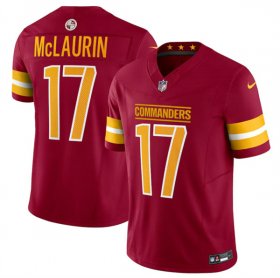 Cheap Men\'s Washington Commanders #17 Terry McLaurin Burgundy 2024 F.U.S.E. Vapor Limited Football Stitched Jersey