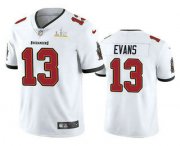 Wholesale Cheap Men's Tampa Bay Buccaneers #13 Mike Evans White 2021 Super Bowl LV Vapor Untouchable Stitched Nike Limited NFL Jersey