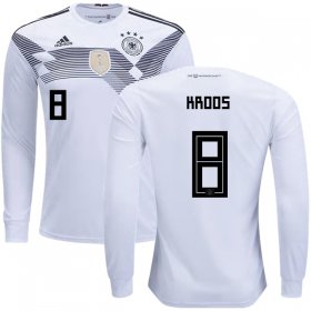 Wholesale Cheap Germany #8 Kroos Home Long Sleeves Kid Soccer Country Jersey