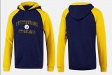 Wholesale Cheap Pittsburgh Steelers Heart & Soul Pullover Hoodie Dark Blue Yellow