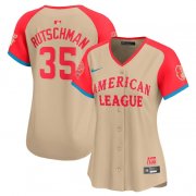 Cheap Women's American League #35 Adley Rutschman Cream 2024 All-Star Limited Stitched Baseball Jersey(Run Small)