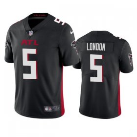 Wholesale Cheap Men\'s Atlanta Falcons #5 Drake London Black Vapor Untouchable Limited Stitched Jersey