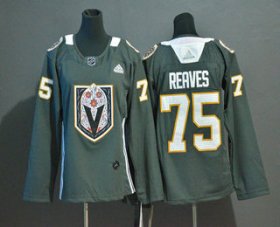 Wholesale Cheap Youth Vegas Golden Knights #75 Ryan Reaves Gray Dia De Los Muertos Adidas Jersey