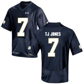 Wholesale Cheap Notre Dame Fighting Irish 7 TJ Jones Navy College Football Jersey