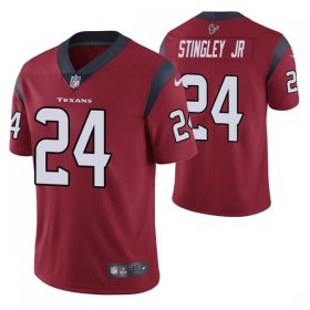 Wholesale Cheap Men\'s Houston Texans #24 Derek Stingley Jr. Red Vapor Untouchable Limited Stitched Jersey