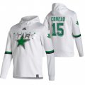 Wholesale Cheap Dallas Stars #15 Blake Comeau Adidas Reverse Retro Pullover Hoodie White