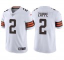 Cheap Men's Cleveland Browns #2 Bailey Zappe White Vapor Limited Stitched Football Jersey