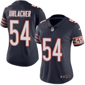 Wholesale Cheap Nike Bears #54 Brian Urlacher Navy Blue Team Color Women\'s Stitched NFL Vapor Untouchable Limited Jersey