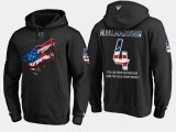 Wholesale Cheap Coyotes #4 Niklas Hjalmarsson NHL Banner Wave Usa Flag Black Hoodie