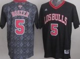 Wholesale Cheap Chicago Bulls #5 Carlos Boozer Revolution 30 Swingman 2014 Noche Latina Black Jersey