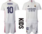 Wholesale Cheap Youth 2020-2021 club Real Madrid home 10 white Soccer Jerseys