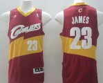 Wholesale Cheap Cleveland Cavaliers #23 LeBron James Revolution 30 Swingman 2014 Red Jersey