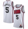 Cheap Men's Houston Rockets #5 Fred VanVleet White 2024-25 City Edition Stitched Jersey