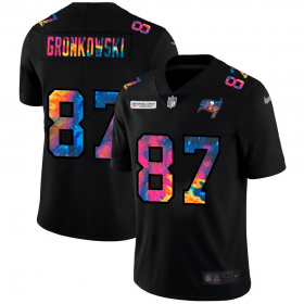 Cheap Tampa Bay Buccaneers #87 Rob Gronkowski Men\'s Nike Multi-Color Black 2020 NFL Crucial Catch Vapor Untouchable Limited Jersey