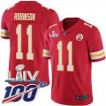 Wholesale Cheap Nike Chiefs #11 Demarcus Robinson Red Super Bowl LIV 2020 Team Color Men's Stitched NFL 100th Season Vapor Untouchable Limited Jersey