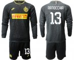 Wholesale Cheap Inter Milan #13 Ranocchia Third Long Sleeves Soccer Club Jersey