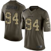 Wholesale Cheap Nike Saints #94 Cameron Jordan Green Men's Stitched NFL Limited 2015 Salute To Service Jersey