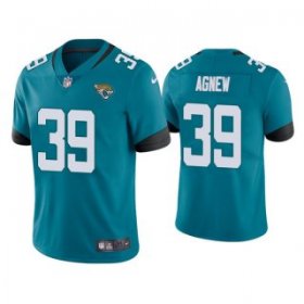 Wholesale Cheap Men\'s Teal Jacksonville Jaguars #39 Jamal Agnew 2021 Vapor Untouchable Limited Stitched