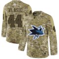 Wholesale Cheap Adidas Sharks #44 Marc-Edouard Vlasic Camo Authentic Stitched NHL Jersey