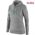 Wholesale Cheap Women's Nike New York Jets Heart & Soul Pullover Hoodie Light Grey