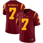 Wholesale Cheap USC Trojans 7 T.J. McDonald II Red College Football Jersey