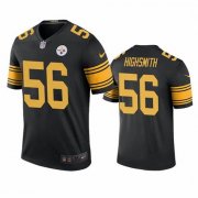 Cheap Men's Pittsburgh Steelers #56 Alex Highsmith Black Color Rush Limited Football Stitched Jersey