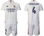 Wholesale Cheap Men 2020-2021 club Real Madrid home 4 white Soccer Jerseys