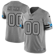 Wholesale Cheap Detroit Lions Custom Men's Nike Gray Gridiron II Vapor Untouchable Limited NFL Jersey