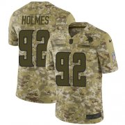 Wholesale Cheap Nike Vikings #92 Jalyn Holmes Camo Men's Stitched NFL Limited 2018 Salute To Service Jersey