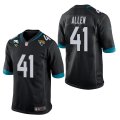 Wholesale Cheap Nike Jaguars #41 Josh Allen Black 25th Anniversary Vapor Limited Stitched NFL 100th Season Jersey