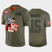 Cheap Kansas City Chiefs #15 Patrick Mahomes Nike Team Hero Vapor Limited NFL Jersey Camo