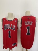 Wholesale Cheap Men's Chicago Bulls #1 Derek Rose Revolution 30 Swingman Red Jersey