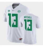 Wholesale Cheap Men Oregon Ducks Dillon Mitchell Game White College Football Jersey