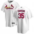 Cheap Men's St. Louis Cardinals #35 Brandon Crawford White Cool Base Stitched Baseball Jersey