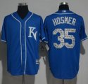 Wholesale Cheap Royals #35 Eric Hosmer Royal Blue 2017 Spring Training Authentic Flex Base Stitched MLB Jersey