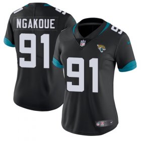 Wholesale Cheap Nike Jaguars #91 Yannick Ngakoue Black Team Color Women\'s Stitched NFL Vapor Untouchable Limited Jersey