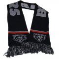 Wholesale Cheap Chicago Bears Ladies Metallic Thread Scarf Black