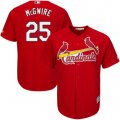 Cheap Men's St Louis Cardinals #25 Mark McGwire Red Cool Base Stitched Baseball Jersey