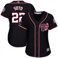 Wholesale Cheap Nationals #22 Juan Soto Navy Blue Alternate 2019 World Series Champions Women's Stitched MLB Jersey