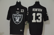 Wholesale Cheap Men's Las Vegas Raiders #13 Hunter Renfrow Black 2020 Big Logo Number Vapor Untouchable Stitched NFL Nike Fashion Limited Jersey