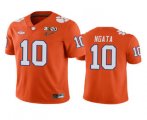 Wholesale Cheap Men's Clemson Tigers #10 Joseph Ngata Orange 2020 National Championship Game Jersey