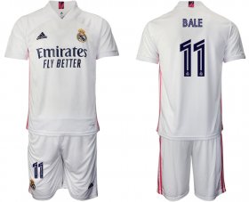 Wholesale Cheap Men 2020-2021 club Real Madrid home 11 white Soccer Jerseys