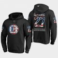 Wholesale Cheap Bruins #27 Austin Czarnik NHL Banner Wave Usa Flag Black Hoodie