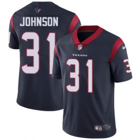 Wholesale Cheap Nike Texans #31 David Johnson Navy Blue Team Color Men\'s Stitched NFL Vapor Untouchable Limited Jersey