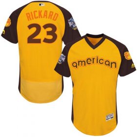 Wholesale Cheap Orioles #23 Joey Rickard Gold Flexbase Authentic Collection 2016 All-Star American League Stitched MLB Jersey